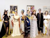 افتتاح المعرض الطلابى "تصميم أزياء مسرحية تاريخية" بفنون جميلة الزمالك.. صور