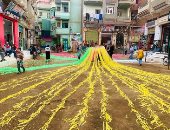 رمضان جانا.. القراء يشاركون صورا لتزيين شوارع مصر احتفالا بالشهر الكريم