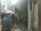 إخماد حريق هائل فى مصنع ومخزن للقطن بسمنود الغربية.. صور