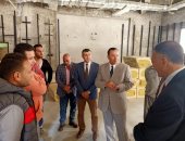 رئيس جامعة المنصورة الجديدة يتفقد المرحلة الثانية من منشآت الجامعة