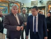 وكيل تعليم دمياط يفتتح معرض الأشغال الفنية بمدرسة اللوزي الثانوية بنات