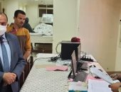 رئيس جامعة بنى سويف يفاجئ المدن الجامعية للاطمئنان على مستوى الخدمة