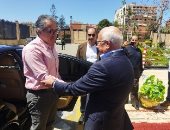 وزير السياحة يصل بورسعيد لمناقشة إعادة بناء المتحف القومي.. صور