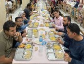 رئيس جامعة حلوان يشارك اتحاد طلاب الجامعة فى حفل إفطار جماعى.. صور