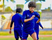 إصابة مهند صادق ناشئ المصرى بقطع فى الرباط الصليبى