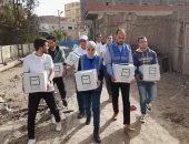توزيع 24 ألف كرتونة مواد غذائية لحياة كريمة بكفر الشيخ لـ 24 ألف أسرة أولى بالرعاية