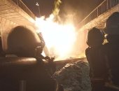 انتداب المعمل الجنائى لكشف ملابسات حريق مبنى هيئة التأمينات بالجيزة