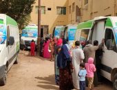 مديرية الصحة بالمنيا تواصل تنظيم قافلة طبية لأهالى قرية قلندول بمركز ملوى