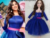 "يوسف" يعبر عن موهبته الفنية بتصميم دمى لبعض فنانى المسلسلات الرمضانية