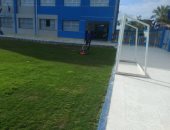 تجميل وتنظيف مدرسة بالبحيرة بجهود مديرها ومعلميها.. صور