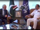 السفير المصرى لدى إسلام أباد يلتقى رئيس أركان البحرية الباكستانية