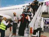 مطار برج العرب يستقبل أولى رحلات شركة برنيق الليبية.. صور 