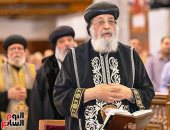 البابا تواضروس الثانى يترأس صلوات الجمعة العظيمة في الكاتدرائية المرقسية