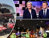 العالم هذا المساء.. بريطانيا تعتقل مشتبها به طعن شخصا وأصاب 10 آخرين وسط بيدوورث.. أول صور لحادث تصادم أودى بحياة 8 معتمرين بالمدينة المنورة.. انطلاق التصويت لأقاليم ما وراء البحار فى انتخابات الرئاسة الفرنسية