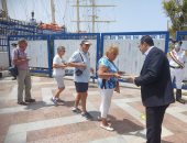 الإسكندرية تستقبل الباخرة السياحية" star clipper"  وعلى متنها 141 سائحا