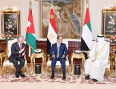 الرئيس السيسى يستقبل الملك عبد الله الثانى والشيخ محمد بن زايد بقصر الاتحادية