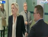 مارين لوبان تدلى بصوتها فى جولة الإعادة بالانتخابات الرئاسية الفرنسية