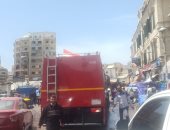 السيطرة على حريق بمحل ملابس فى منطقة فيصل دون إصابات