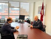 سفير مصر بكندا يلتقى مستشار رئيس الوزراء الكندى للشئون السياسة والدفاعية