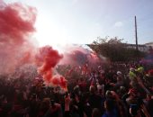 جماهير ليفربول تشعل الأجواء خارج ملعب أنفيلد قبل مواجهة فياريال بأبطال أوروبا