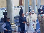 الرئيس السيسي يستمع لشرح تفصيلى عن أعمال التجديد فى مسجد الحسين 