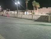 إزالة الإشغالات بمحيط ساحة أبو الحجاج فى الأقصر قبل عيد الفطر المبارك