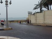 سبحان الله.. الأمطار تسقط على الإسكندرية أول أيام عيد الفطر.. فيديو