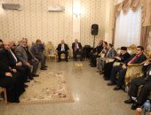 محافظ المنيا يستقبل المهنئين بعيد الفطر المبارك.. صور