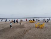 راس البر البحر فيها تحفة منظر جميل لازم تيجي وتقضي يوم هنا.. لايف