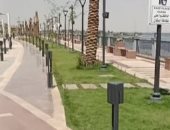 آلاف على ممشى النيل فى بنى سويف.. بهجة وإقبال على الكورنيش خلال العيد 