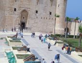 قلعة قايتباى تستقبل نحو 23 ألف زائر خلال أيام عيد الفطر المبارك.. صور