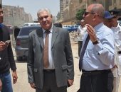 نائب محافظ القاهرة يتفقد توسعة شارع أساس الهجانة من مترو عين شمس 