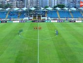 دقيقة حدادا على أرواح شهداء الوطن فى مباراة الاتحاد السكندرى وسموحة.. فيديو