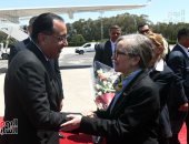 استقبال رسمى لرئيس الوزراء فور وصوله تونس لترؤس اللجنة العليا المشتركة 