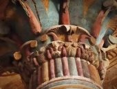 15 صورة ترصد سحر اللغة المصرية القديمة على جداريات معبد إسنا خلال ترميمه