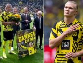 بوروسيا دورتموند يودع هالاند قبل الرحيل إلى مانشستر سيتي.. فيديو