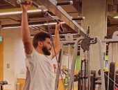 صالح جمعة يكثف تدريباته فى "الجيم" لإنقاص وزنه واستعادة فورمته