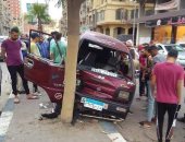 استقرار الحالة الصحية لـ 4 مصابين في حادث تصادم السيارة بشجرة فى الإسماعيلية