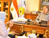 محافظ أسيوط يتابع الأعمال النهائية لتطوير الفرع الرئيسي لمكتبة مصر العامة 