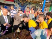 افتتاح ملعب كرة قدم بالعريش وختام دورى مراكز الشباب 