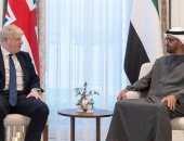 رئيس وزراء بريطانيا يلتقى الشيخ محمد بن زايد لتقديم واجب العزاء