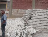 إزالة تعديات بالبناء المخالف على الأراضي الزراعية وأملاك الدولة بـ4 مراكز بالمنيا.. صور