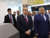 وزير الطيران يتفقد المراحل النهائية لمشروع تطوير مطار سفنكس 