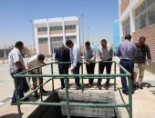 محافظ المنيا يتفقد محطة معالجة الصرف بالصحراوى الغربى تمهيدا لتشغيلها رسميا.. صور