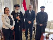 الأسقف العام بأفريقيا للأقباط الأرثوذكس يلتقى بسفير مصر في دولة مالاوى
