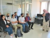 ‫وفد مغربى يزور مركز المعلومات بوزارة الرى