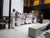 فرقة العريش التلقائية تنظم عروض فنية على مسرح جامعة العريش