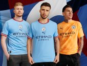 محرز يشارك فى الإعلان عن قميص مانشستر سيتى الجديد.. صور