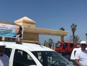 تدشين مبادرة هدية الرئيس لشمال سيناء واستبدال السيارات القديمة بحديثة