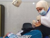 الكشف وتوفير العلاج لنحو 1900 مواطن في قافلة مجانية ضمن حياة كريمة ببنى سويف